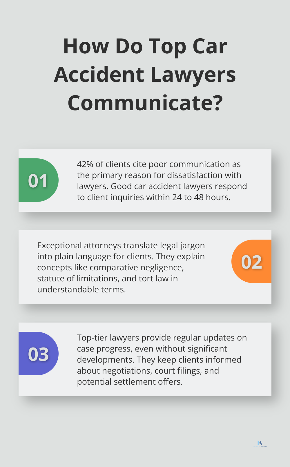 Infographic: How Do Top Car Accident Lawyers Communicate?